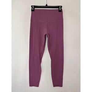 Lululemon Align High Rise Leggings Crop 25" Mystic Purple Yoga Active Size 4 / 6